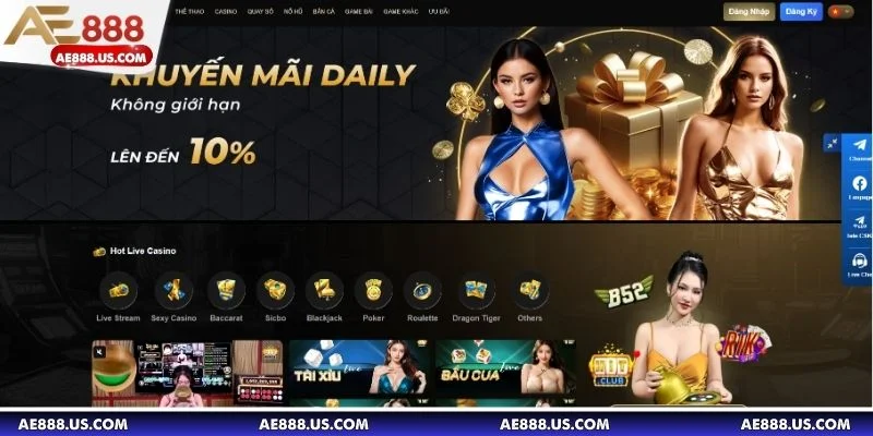 AE888 là nhà cái hàng đầu hiện nay nhận được nhiều đánh giá tích cực
