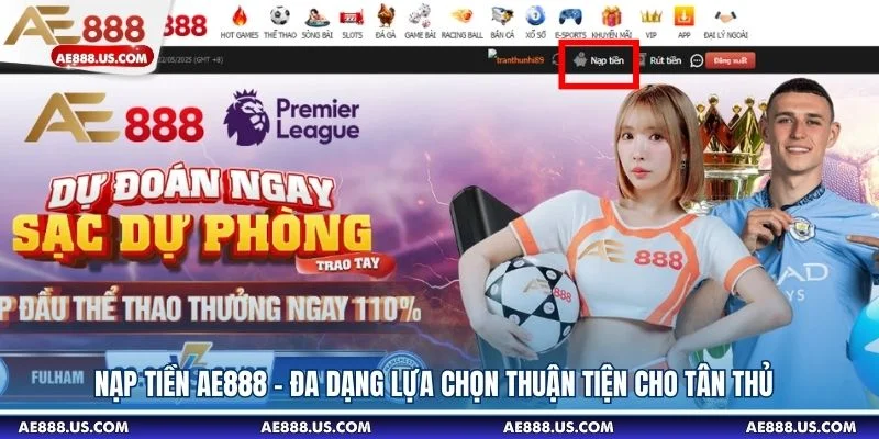 Nạp Tiền AE888