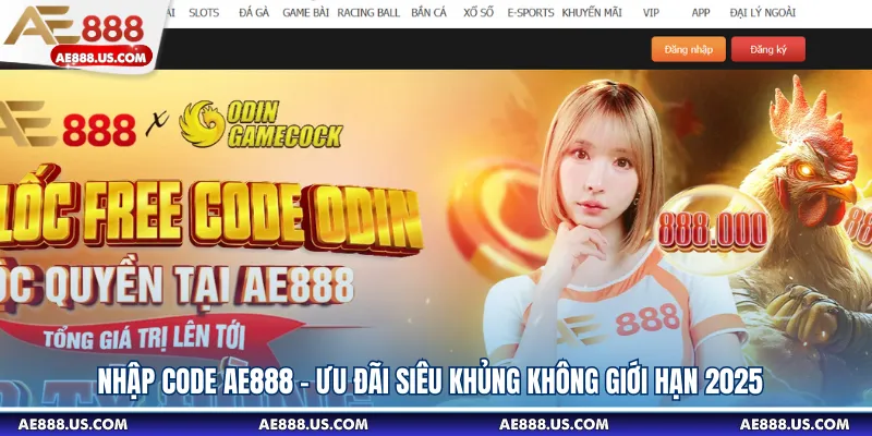 Nhập Code AE888