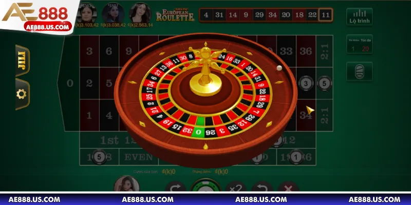 Tham gia Roulette châu Âu với tỷ lệ thưởng cực cực hấp dẫn